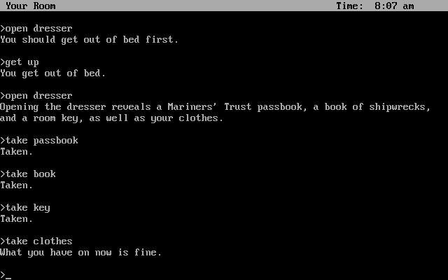 cutthroats screenshot for dos