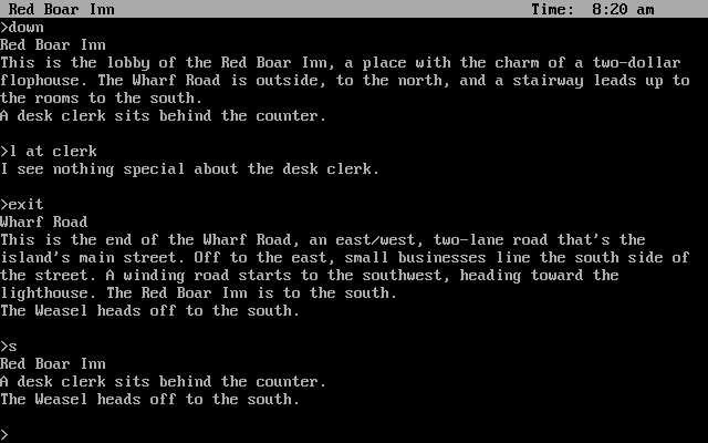 cutthroats screenshot for dos