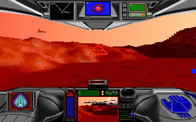 cyberrace screenshot for dos