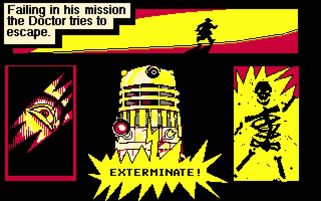 dalek-attack screenshot for dos