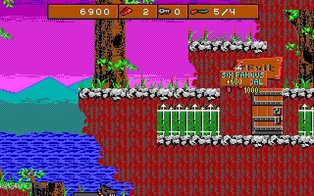 dangerous-dave-risky-rescue screenshot for dos