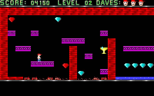 dangerous-dave screenshot for dos