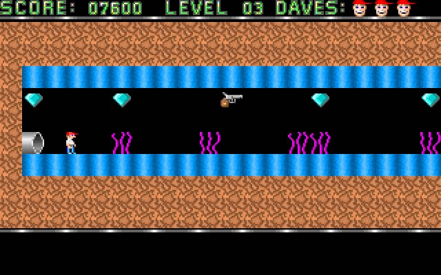 dangerous-dave screenshot for dos