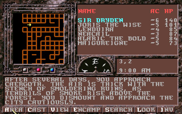 dark-queen-of-krynn screenshot for dos