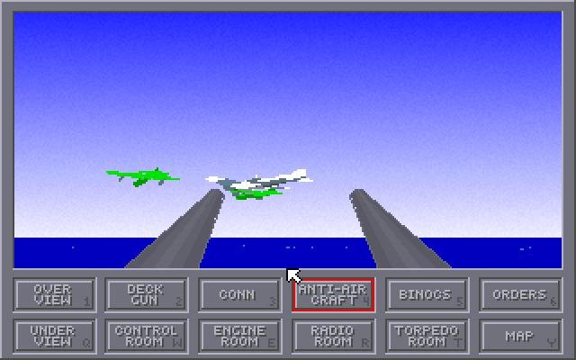 das-boot-german-u-boat-simulation screenshot for dos