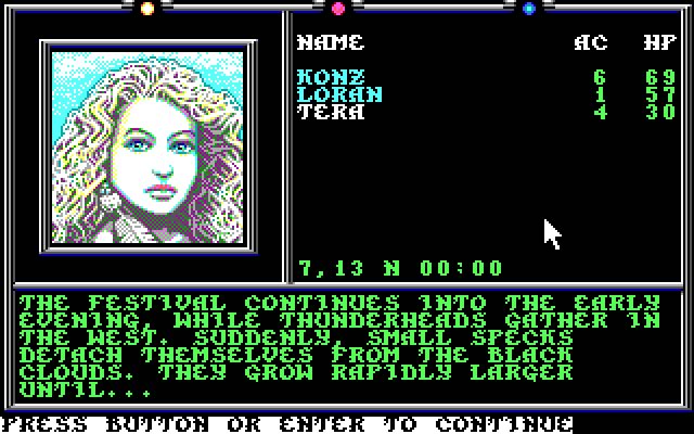 death-knights-of-krynn screenshot for dos