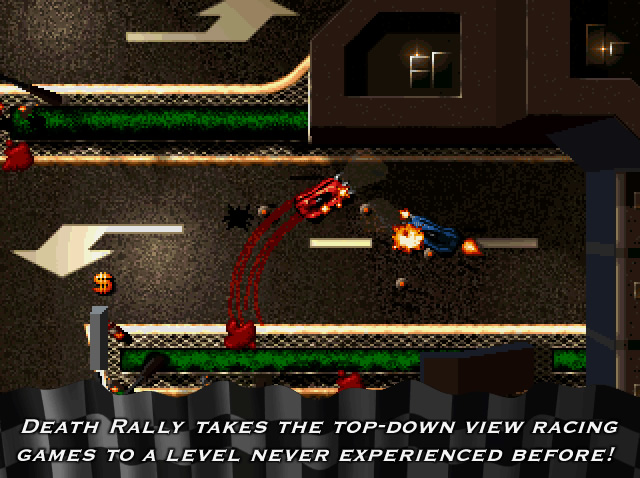 death-rally screenshot for dos