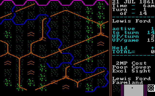 decisive-battles-of-the-american-civil-war-vol-1 screenshot for dos