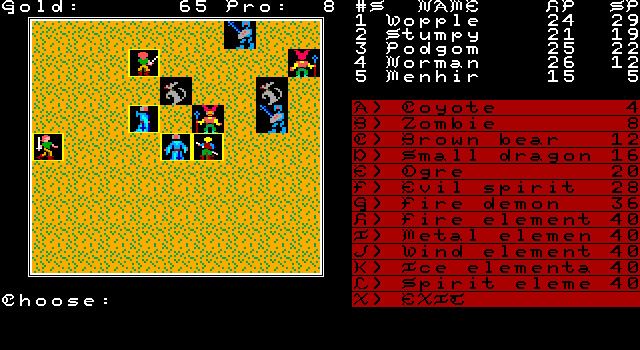 demon-s-winter screenshot for dos