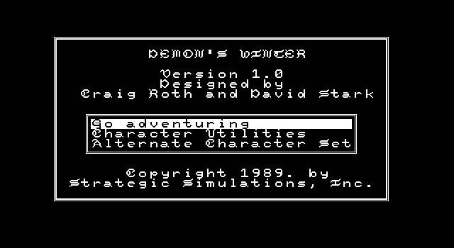 demon-s-winter screenshot for dos