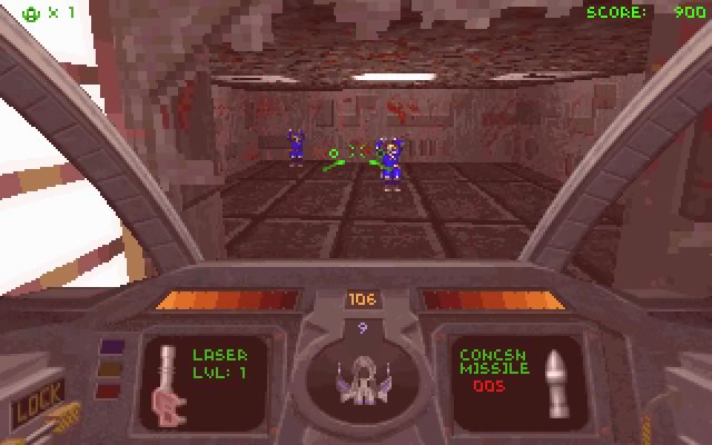 descent screenshot for dos