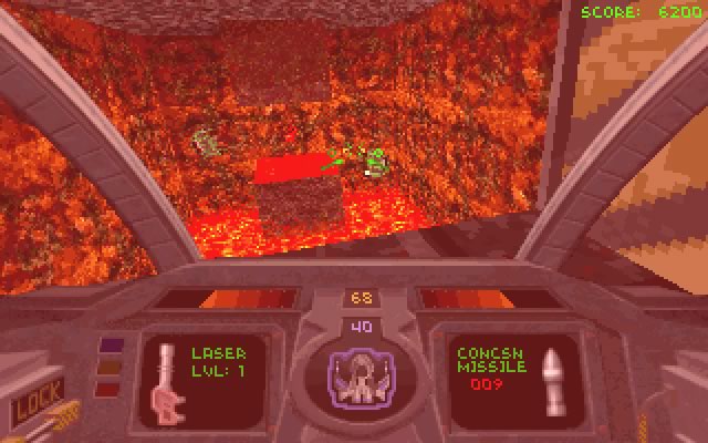 descent screenshot for dos