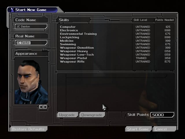 deus-ex screenshot for winxp