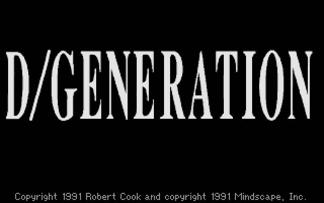 d-generation screenshot for dos