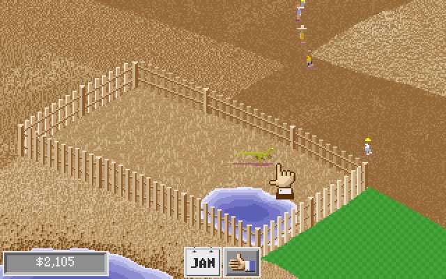 dinopark-tycoon screenshot for dos