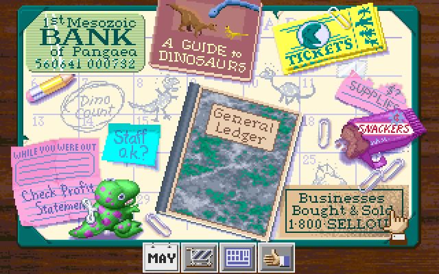 dinopark-tycoon screenshot for dos