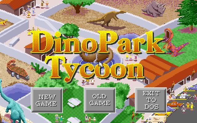 dinopark-tycoon screenshot for dos