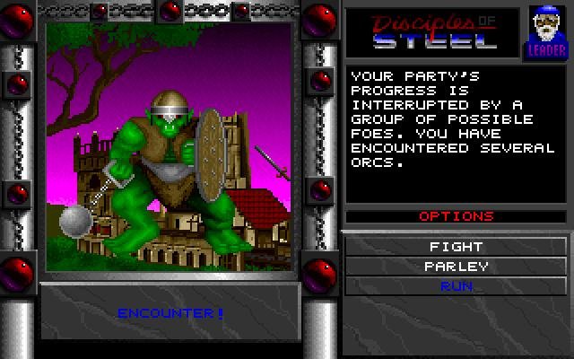 disciples-of-steel screenshot for dos