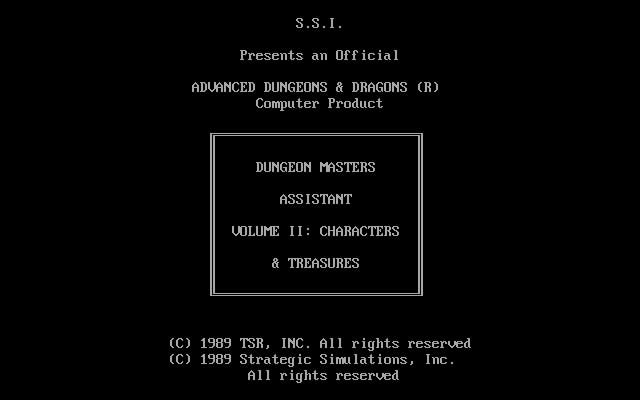 dungeon-master-s-assistant-vol-2 screenshot for dos