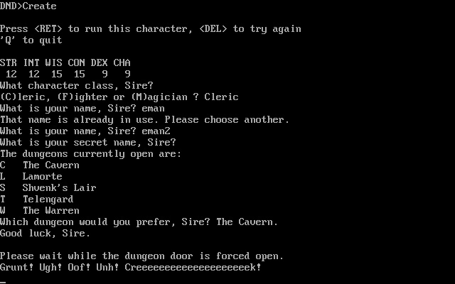 dnd screenshot for dos