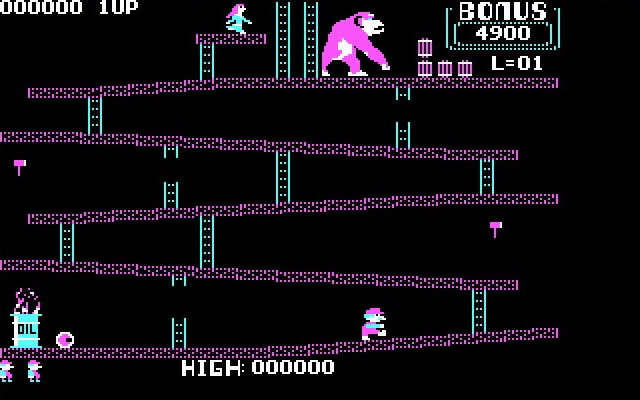 donkey-kong screenshot for dos