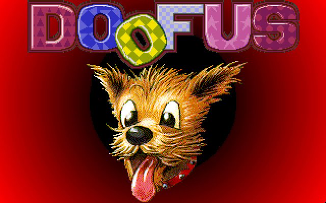 doofus screenshot for dos