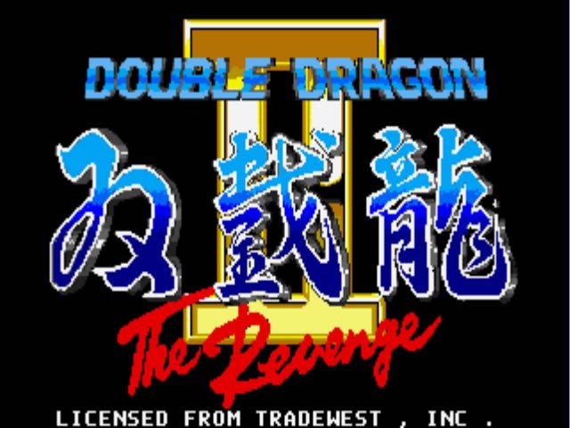 double-dragon-ii-the-revenge screenshot for dos