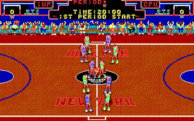 double-dribble screenshot for dos