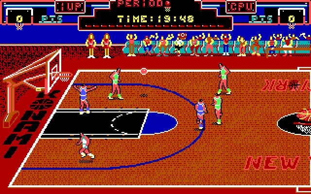 double-dribble screenshot for dos