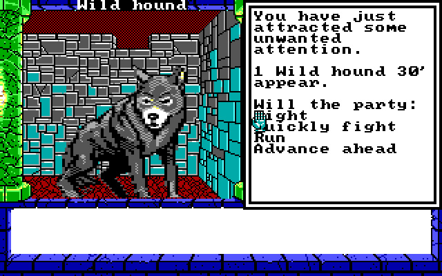 dragon-wars screenshot for dos