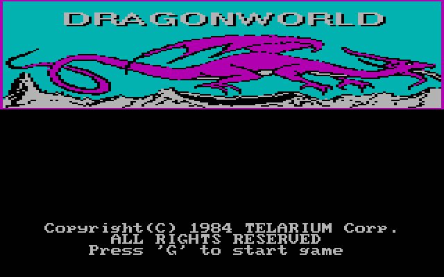 dragon-world screenshot for dos