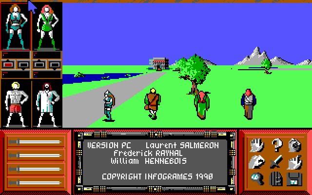 drakkhen screenshot for dos