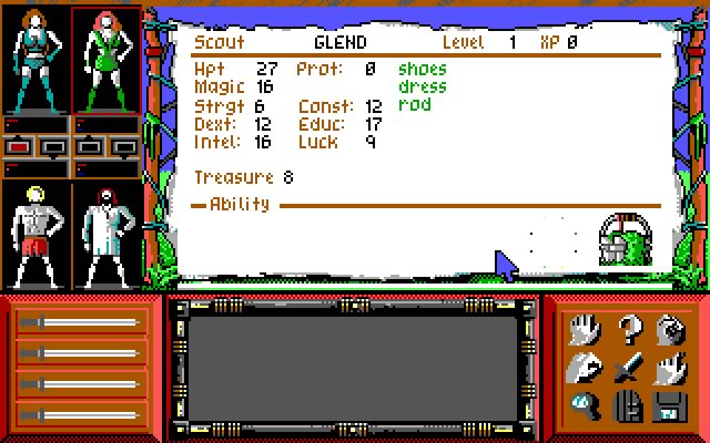 drakkhen screenshot for dos