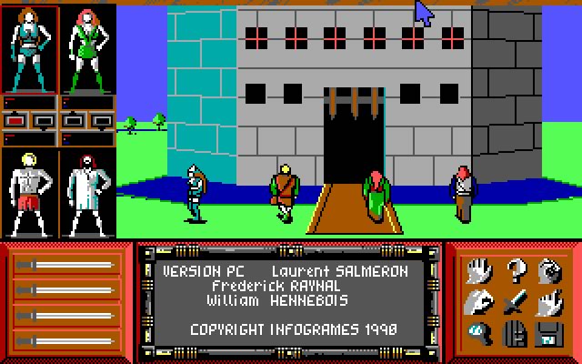 drakkhen screenshot for dos