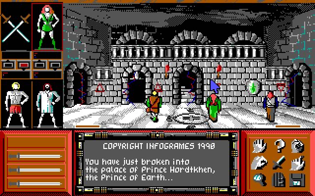 drakkhen screenshot for dos