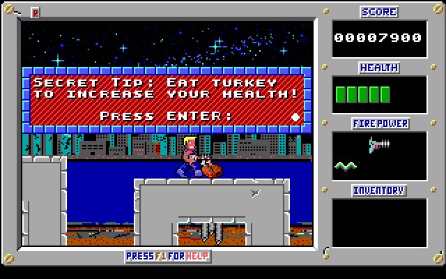 duke-nukem-episode-1-shrapnel-city screenshot for dos