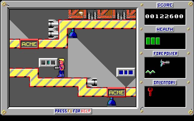 duke-nukem-episode-1-shrapnel-city screenshot for dos