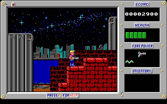 duke-nukem-episode-1-shrapnel-city screenshot for dos