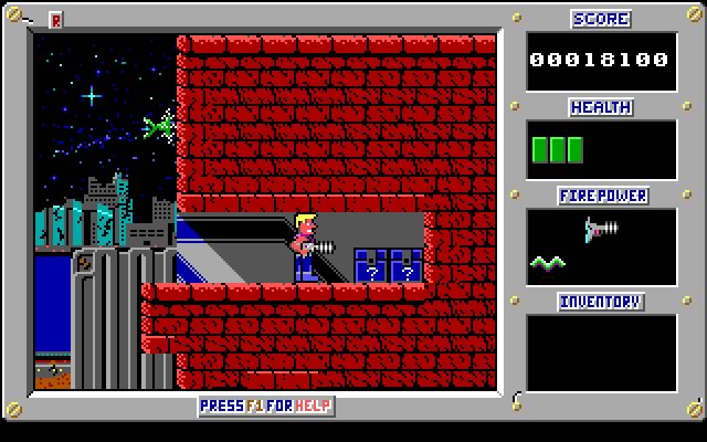 duke-nukem-episode-1-shrapnel-city screenshot for dos