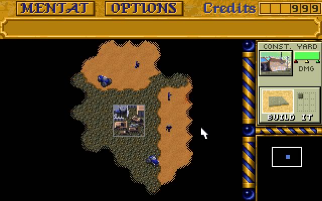 dune-ii-the-building-of-a-dynasty screenshot for dos