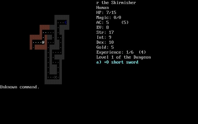 dungeon-crawl screenshot for dos