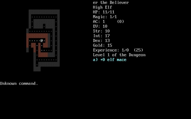 dungeon-crawl screenshot for dos