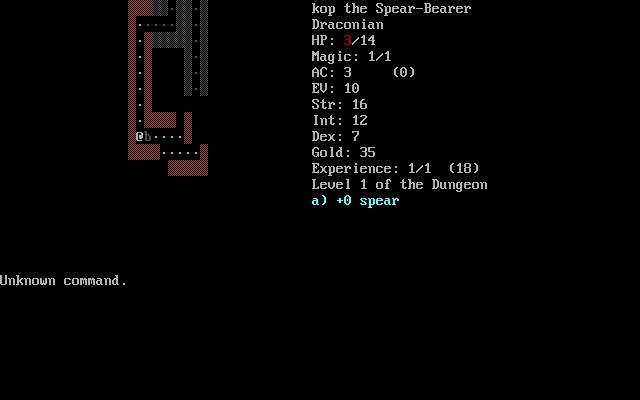 dungeon-crawl screenshot for dos