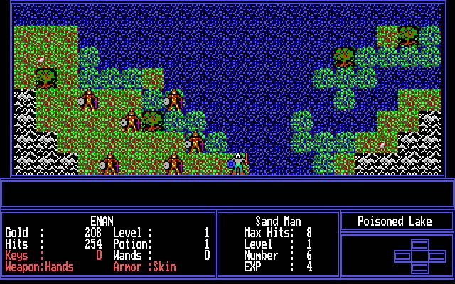dungeon-explorer screenshot for dos