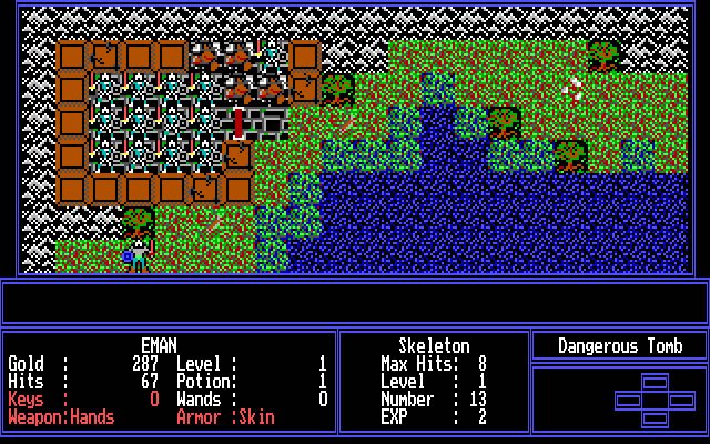 dungeon-explorer screenshot for dos