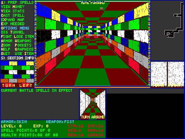 moraff-s-dungeon-of-the-unforgiven screenshot for dos