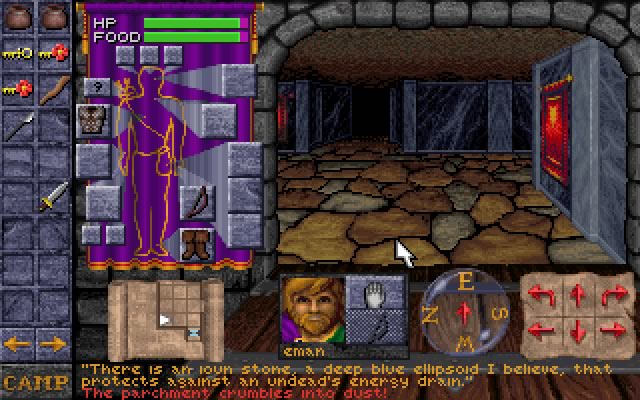 dungeon-hack screenshot for dos