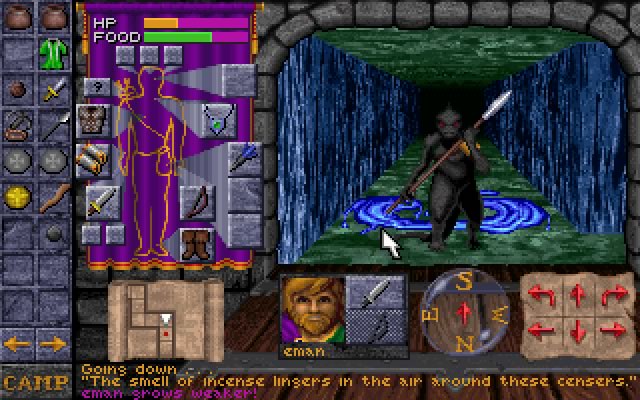 dungeon-hack screenshot for dos