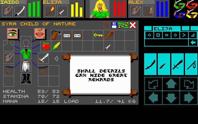 dungeon-master screenshot for dos