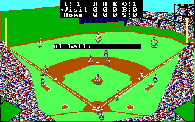 earl-weaver-baseball screenshot for dos
